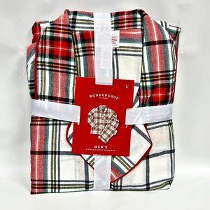 Plaid Pajama Sleepwear Set Super Soft Mens Pajama Set NWT LARGE
